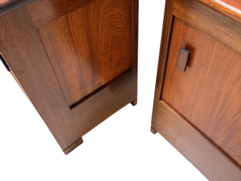 Art Deco Modernist Nightstands by J.A. Muntendam for L.O.V. Oosterbeek, 1920s